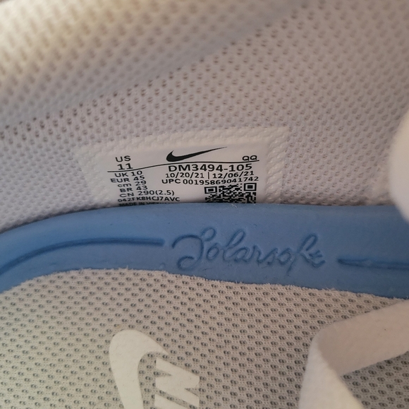 Nike Men's SB Chron 2 White & Brown Skate Shoes, EUC, Size 11 - Picture 12 of 14